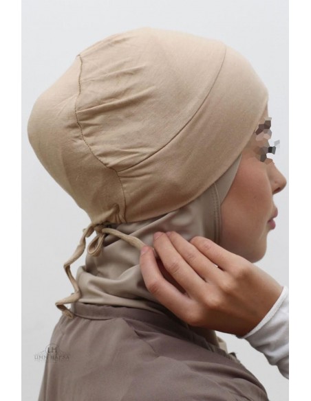 Touca Comfort Fit Umm Hafsa - Bege