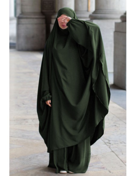 Grote jilbab tweedelig "SKIRT" umm hafsa - Khaki