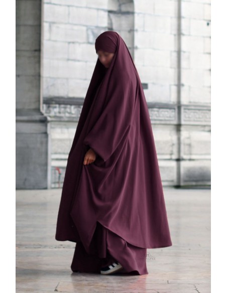 Grote jilbab tweedelig "SKIRT" umm hafsa - Pruim