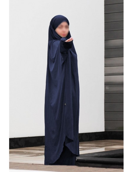 Todelt badejilbab - Blå
