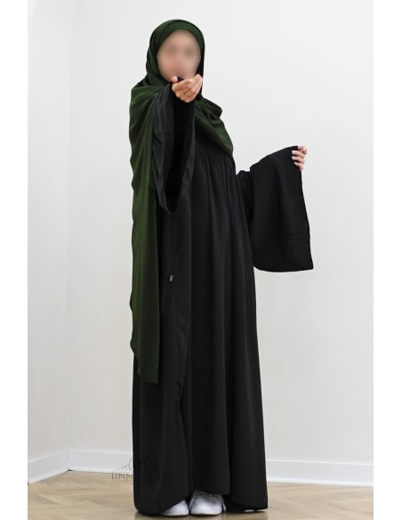 Abaya Malika de Umm Hafsa - Negro