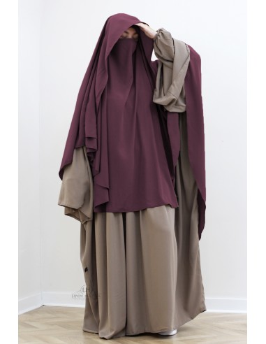 Khimar Malika met pet van Umm Hafsa – Pruim-Khimar Malika-Maktaba-Ahloulhadith