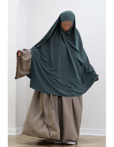 Shayla XXL by Umm Hafsa - Smaragdgrønt-Shayla XXL-Maktaba-Ahloulhadith