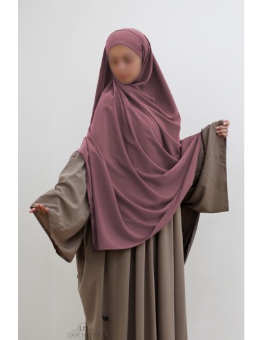 Hijab PAE XXL da Umm Hafsa – Pau-rosa-Shayla XXL-Maktaba-Ahloulhadith