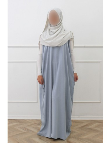 Sleeveless Under Abaya by Umm Hafsa – Blue Grey-Under Abaya-Maktaba-Ahloulhadith