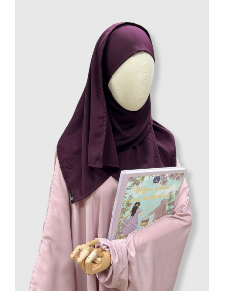 Hijab PAE para niña de Umm Hafsa – Ciruela