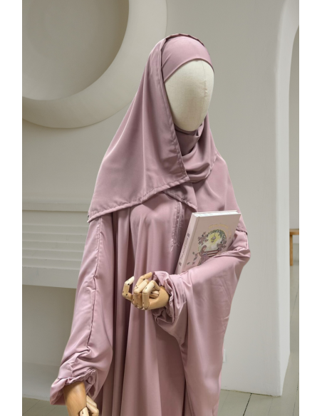 Hijab PAE para Niñas de Umm Hafsa – Taupe Rosado