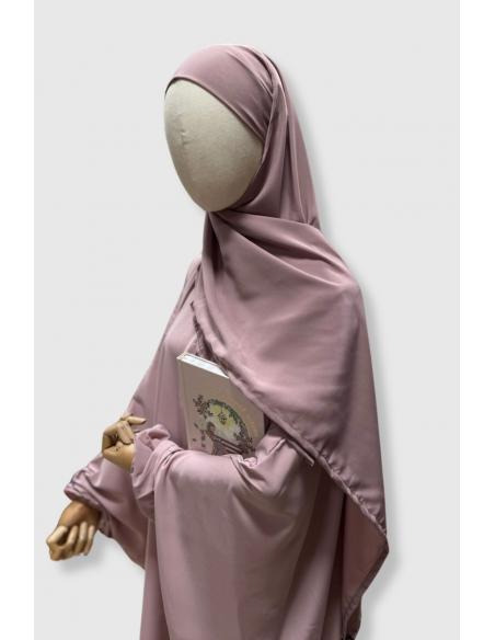 PAE Girls’ Hijab by Umm Hafsa – Powder Pink