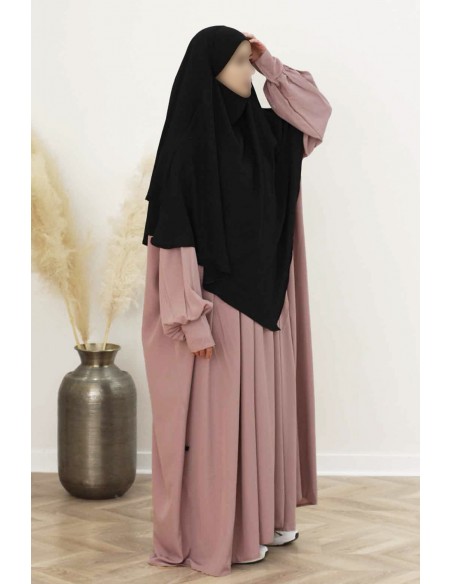 Khimar Jazz 2 Lagen SAFWA - Schwarz