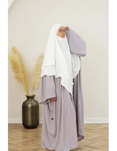 Khimar Jazz SAFWA – 2 Veli – Bianco sporco-Hijab & Khimar-Maktaba-Ahloulhadith