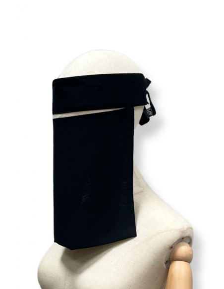 Pull Down Niqab "Corto" Umm Hafsa – Nero
