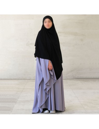 Abaya Oversize Umm Hafsa – Grigio Freddo-Abaya Umm Hafsa-Maktaba-Ahloulhadith