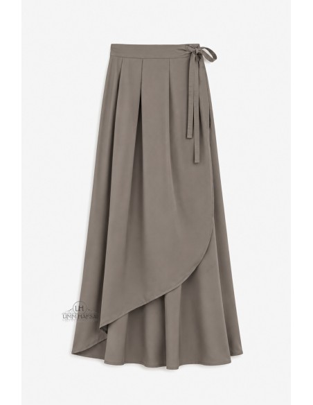 Wikkelrok by Umm Hafsa - Taupe