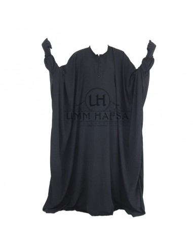 Abaya Schmetterling Umm Hafsa - Schwarz-Abaya Umm Hafsa-Maktaba-Ahloulhadith