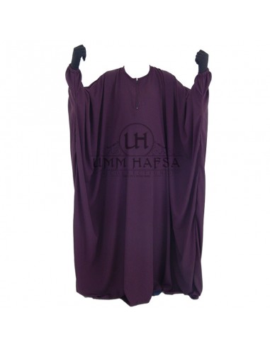 Fjärilsabaya Umm Hafsa - Plommon-Abaya Umm Hafsa-Maktaba-Ahloulhadith